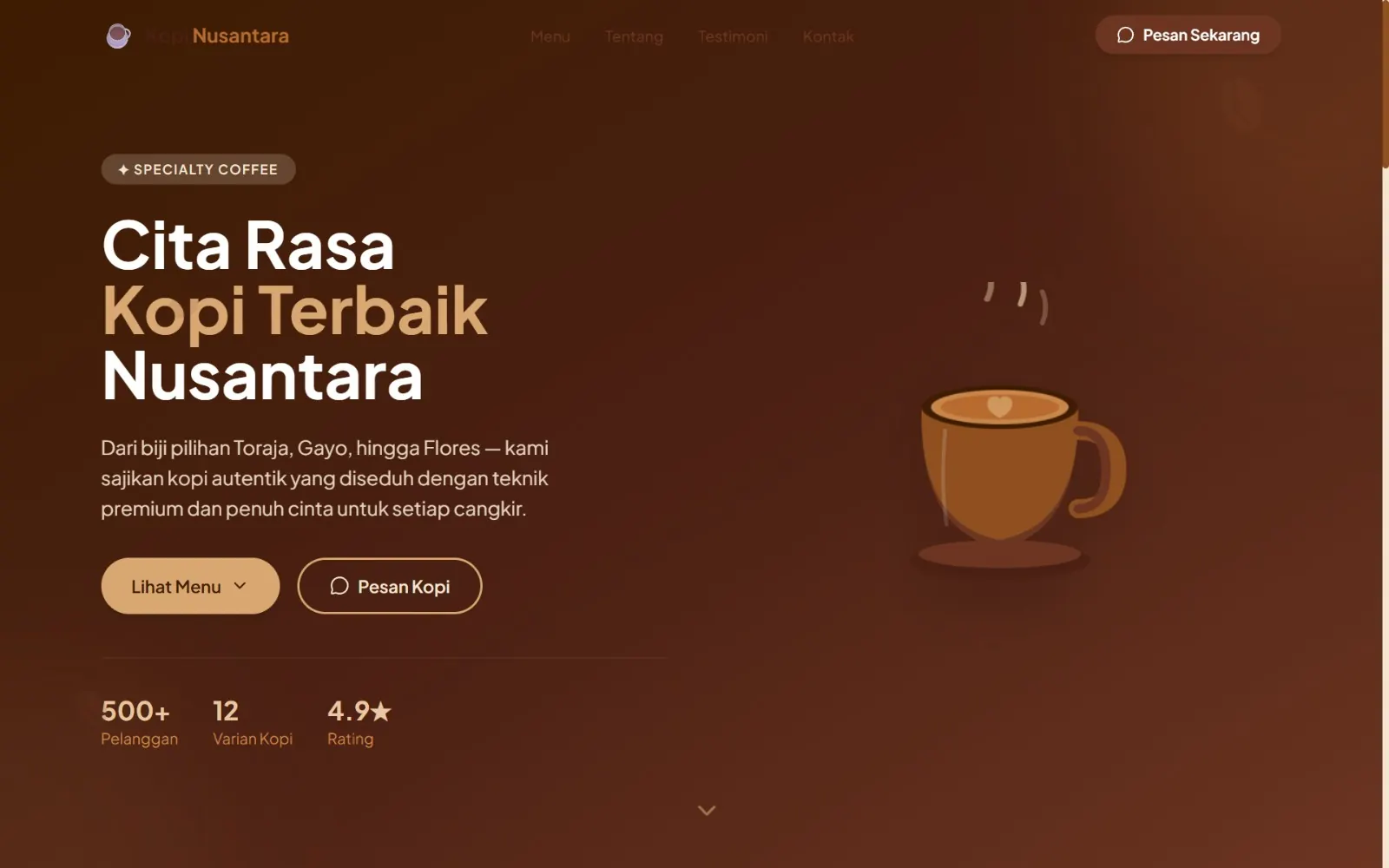 Kopi Nusantara screenshot