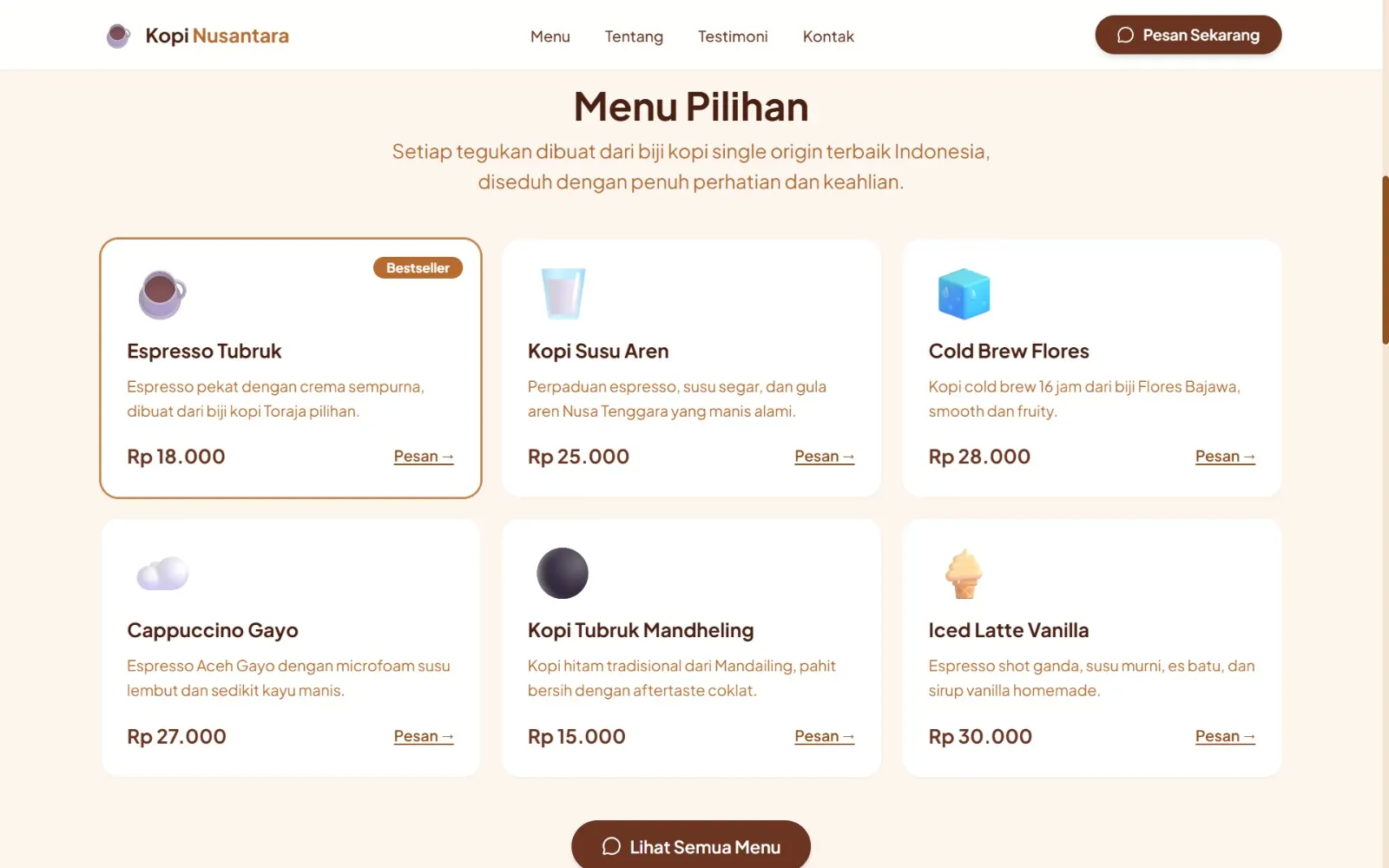 Kopi Nusantara screenshot 2
